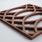 Ekena Millwork Extra Small Montrose Decorative Fretwork Wood Wall Panels, Walnut, 7 3/8"W x 7 3/8"H x 3/8"T WALW08X08X0375MNTWA - alternate 4